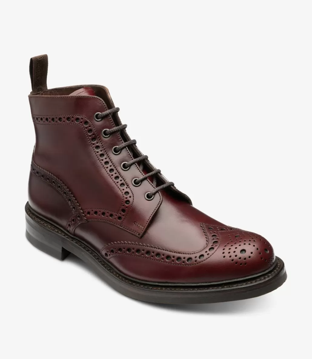Country Shoes | Made in England | Loake Bedale Burgundy